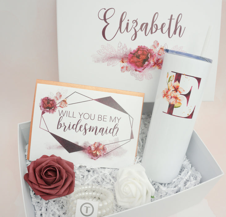 Fall Themed Bridesmaid Proposal Deluxe Gift Box