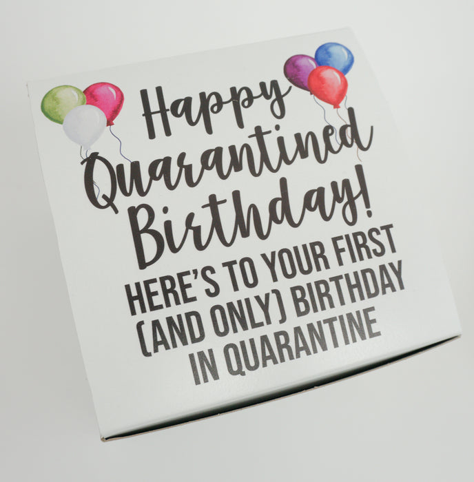 Here's to Your First Birthday in Quarantine Balloon Gift Box