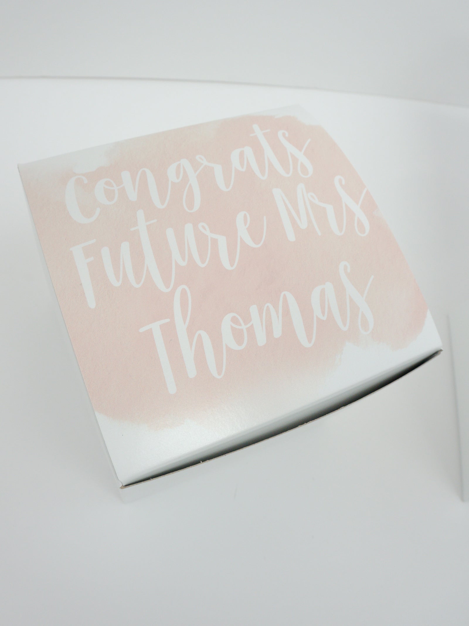 Congrats Future Mrs Pink Engagement Gift Box