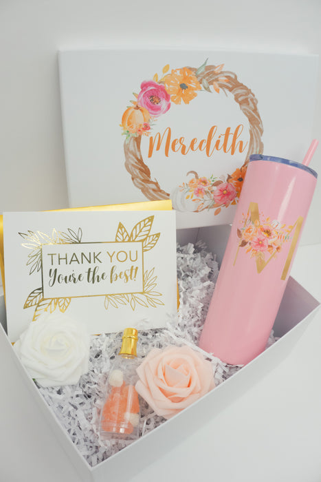 Fall Wreath Thank You Deluxe Gift Box