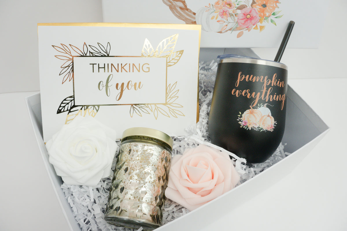 Fall Wreath Thinking of You Gift Box