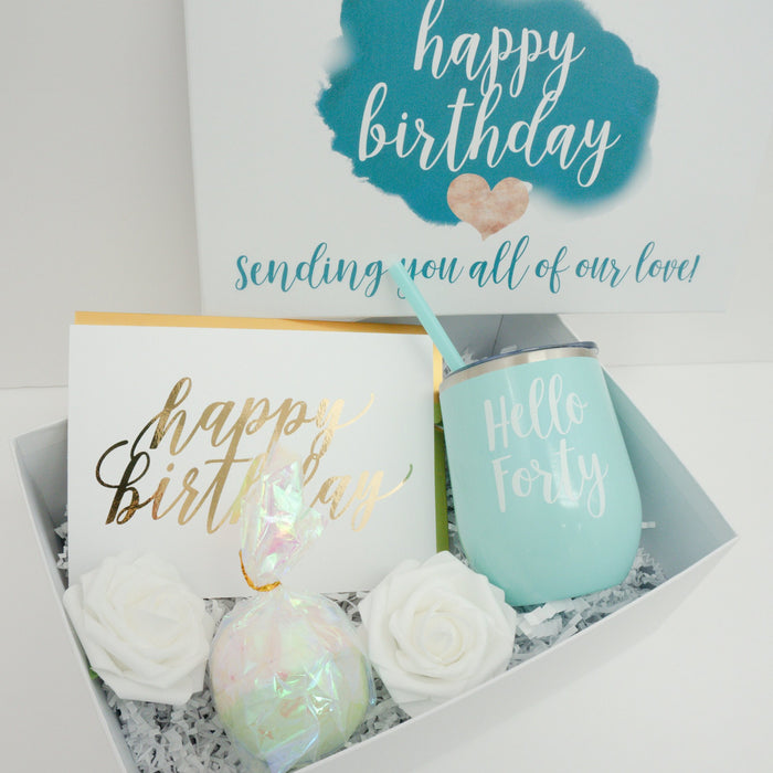 Hello Forty Birthday Deluxe Gift Box