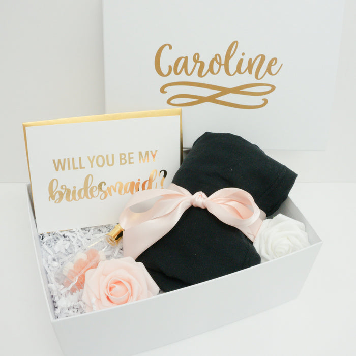 Bridesmaid Proposal Gift Box with Pajamas