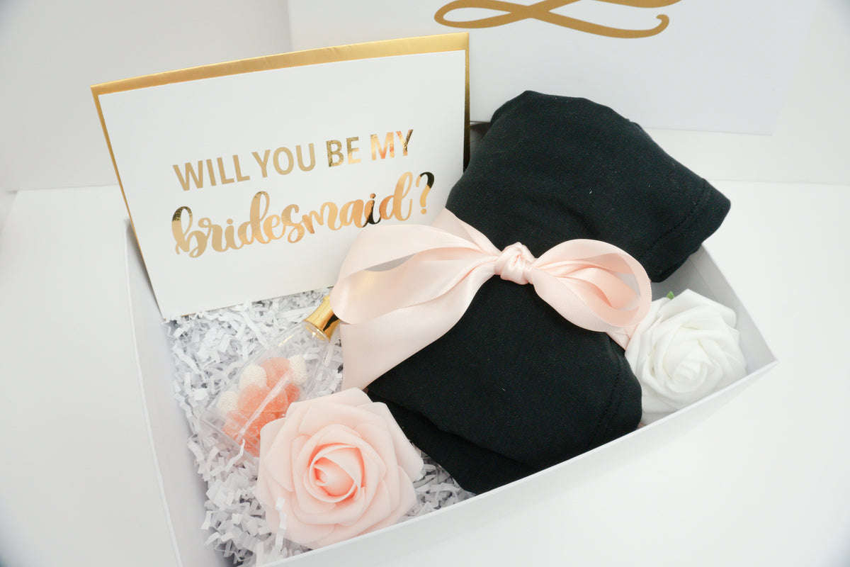Bridesmaid Proposal Gift Box with Pajamas