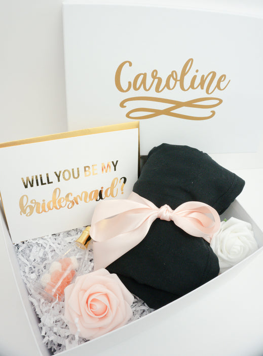 Bridesmaid Proposal Gift Box with Pajamas