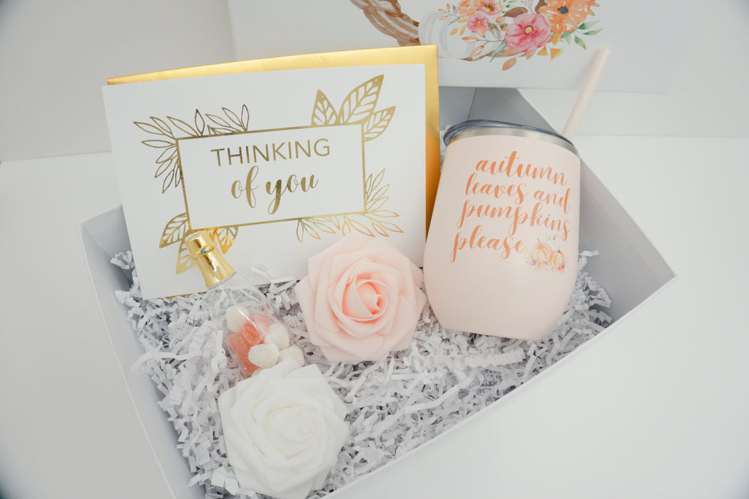 Fall Wreath Thinking of You Gift Box