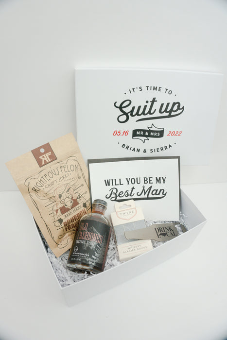 Best Man Proposal Deluxe Gift Box