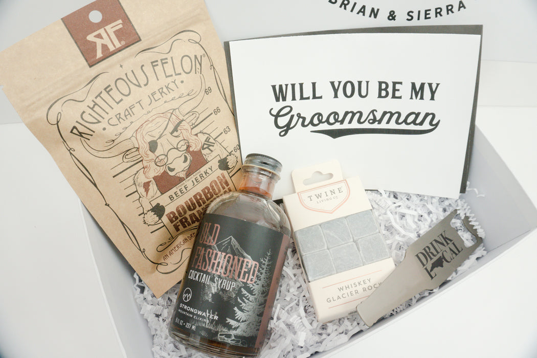 Groomsman Proposal Deluxe Gift Box