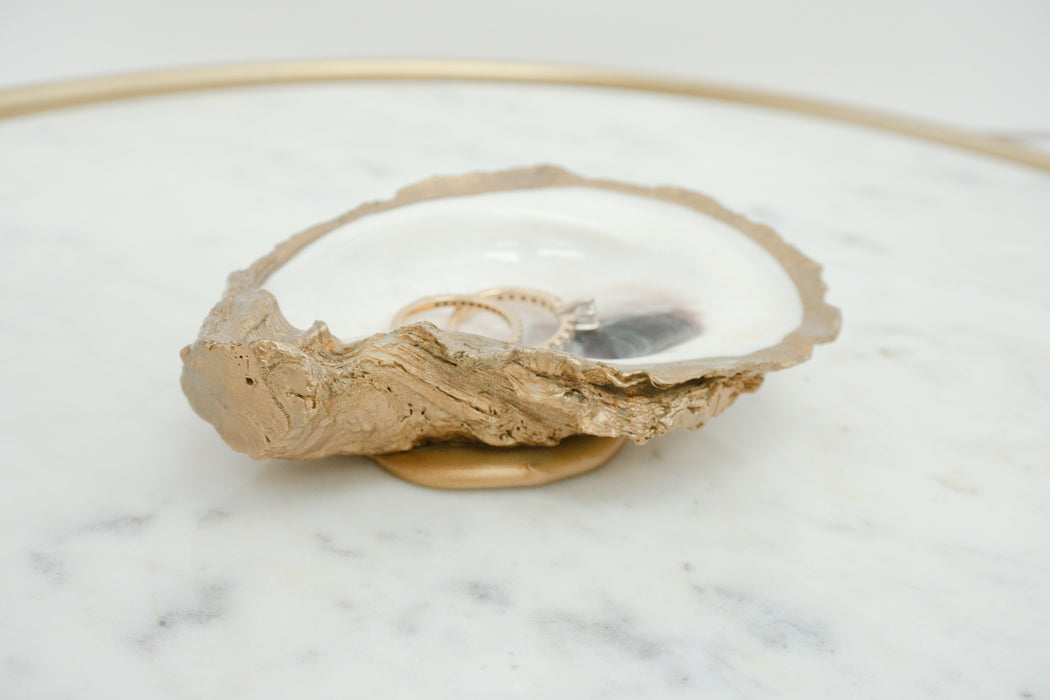 Oyster Jewelry Ring Dish