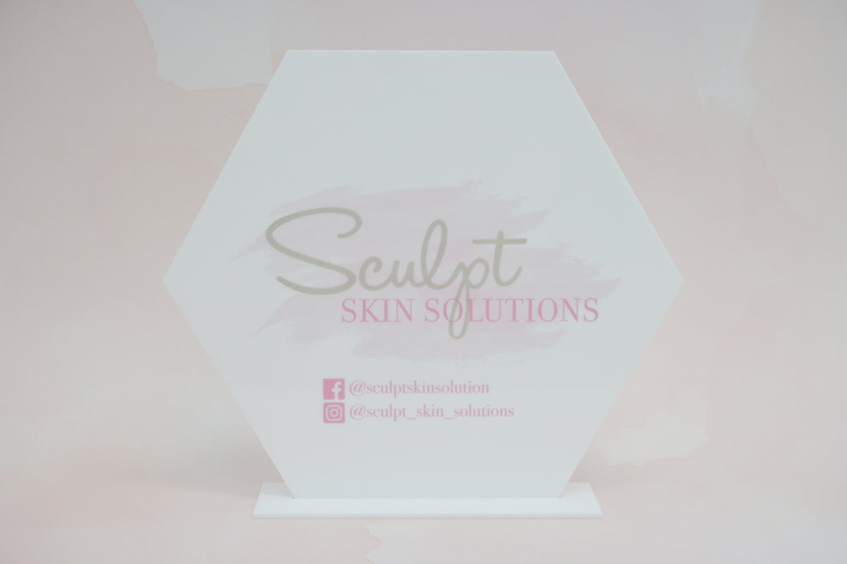 Custom Logo Acrylic Sign for Boutiques & Small Businesses