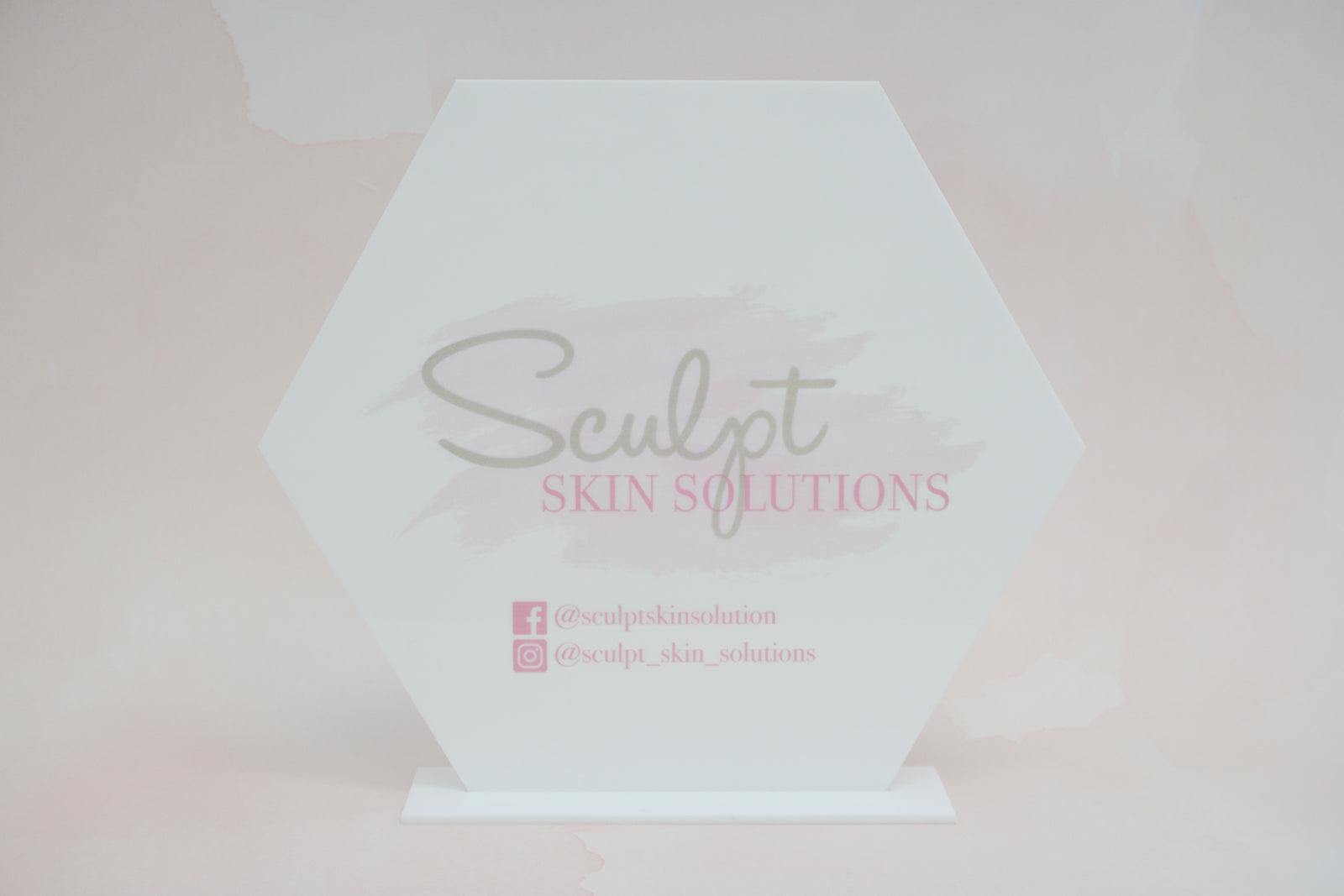 Custom Logo Acrylic Sign for Boutiques & Small Businesses