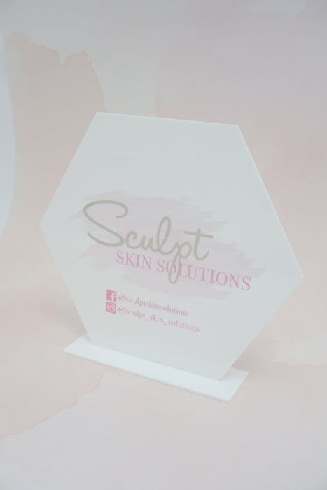 Custom Logo Acrylic Sign for Boutiques & Small Businesses