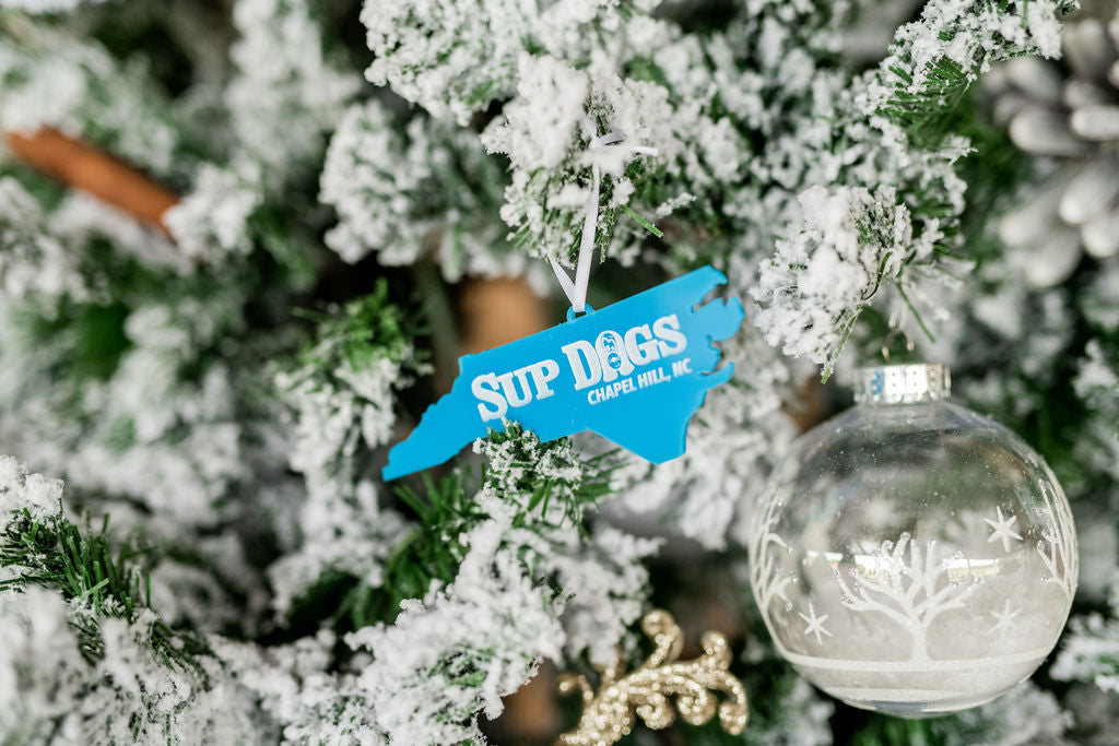 Sup Dogs Engraved Christmas Ornament