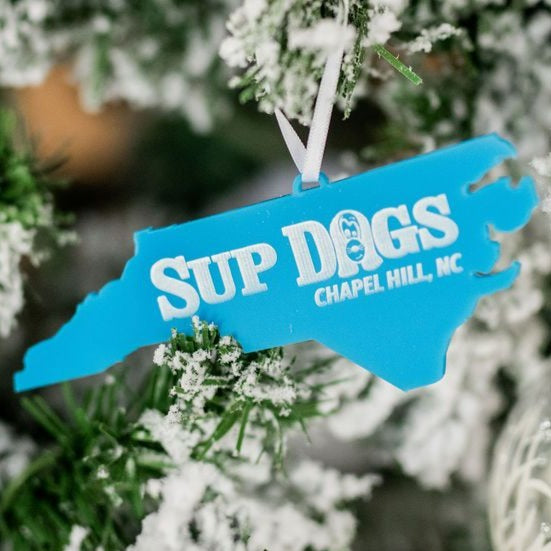 Sup Dogs Engraved Christmas Ornament