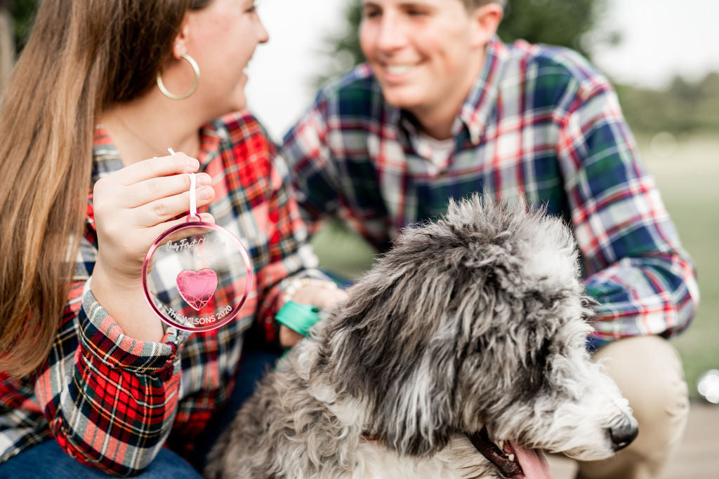 Our First Christmas as a Family Personalized Engraved Christmas Ornament