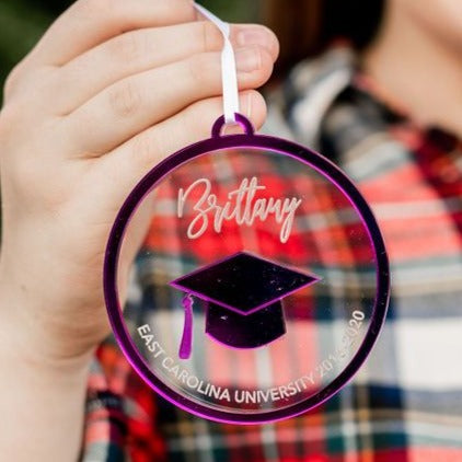 Graduate Personalized Engraved Christmas Ornament