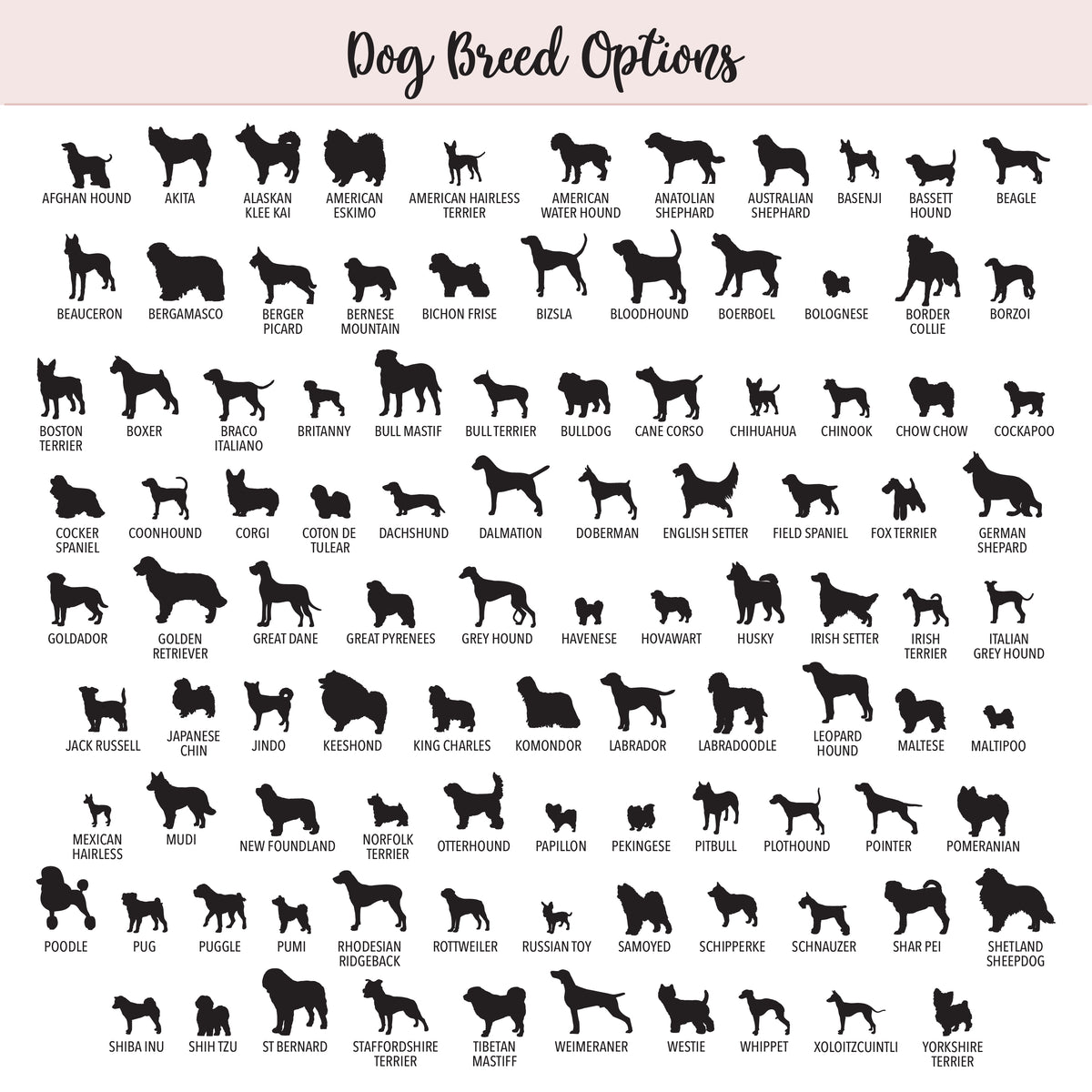 Custom Dog Name Vinyl Decal