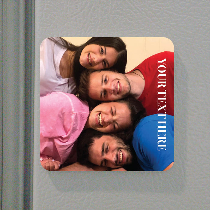 Custom Friendship Photo Magnet with Text