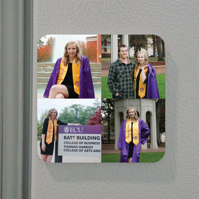 Custom Graduation Photo Collage Magnet