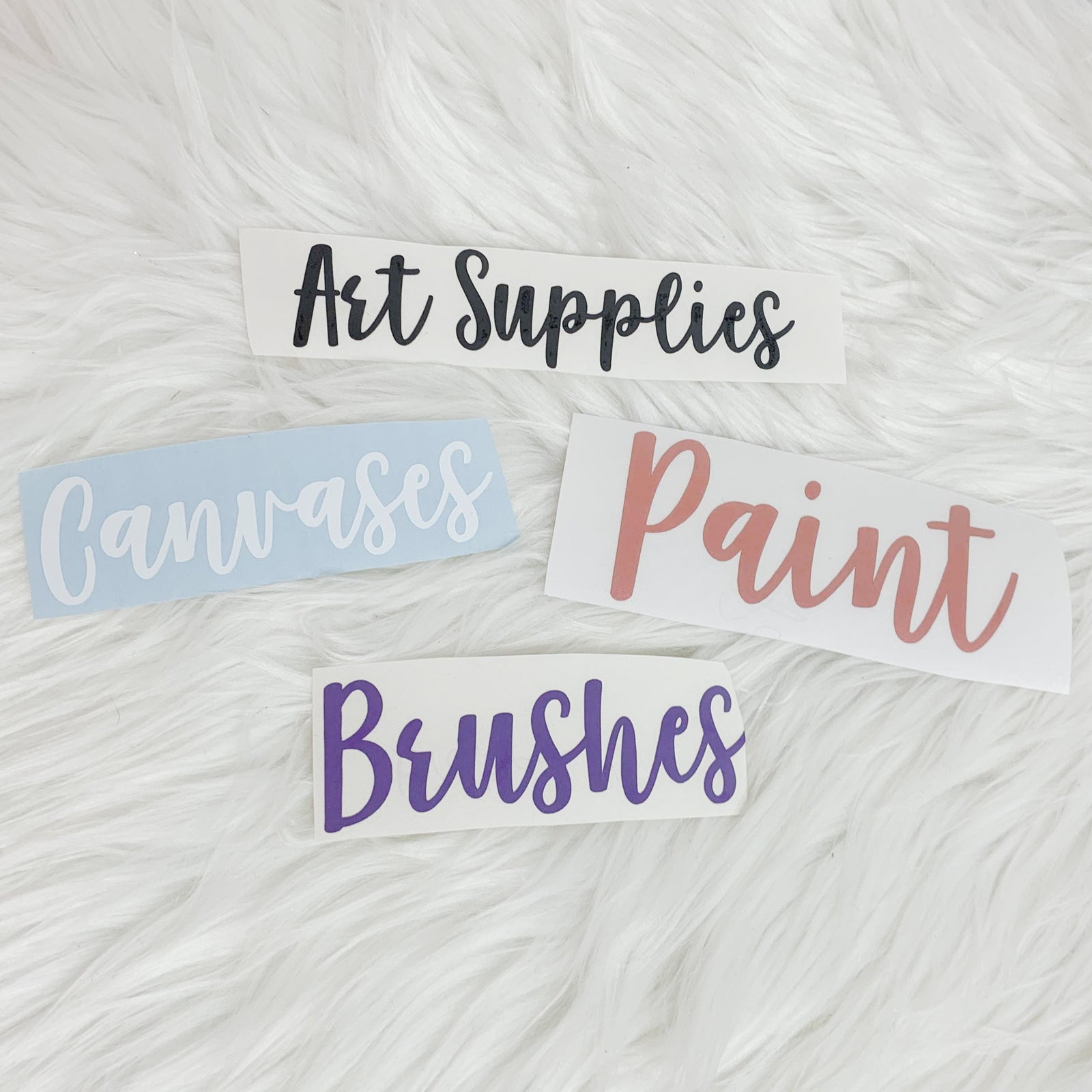 Craft Supply Vinyl Decal Labels