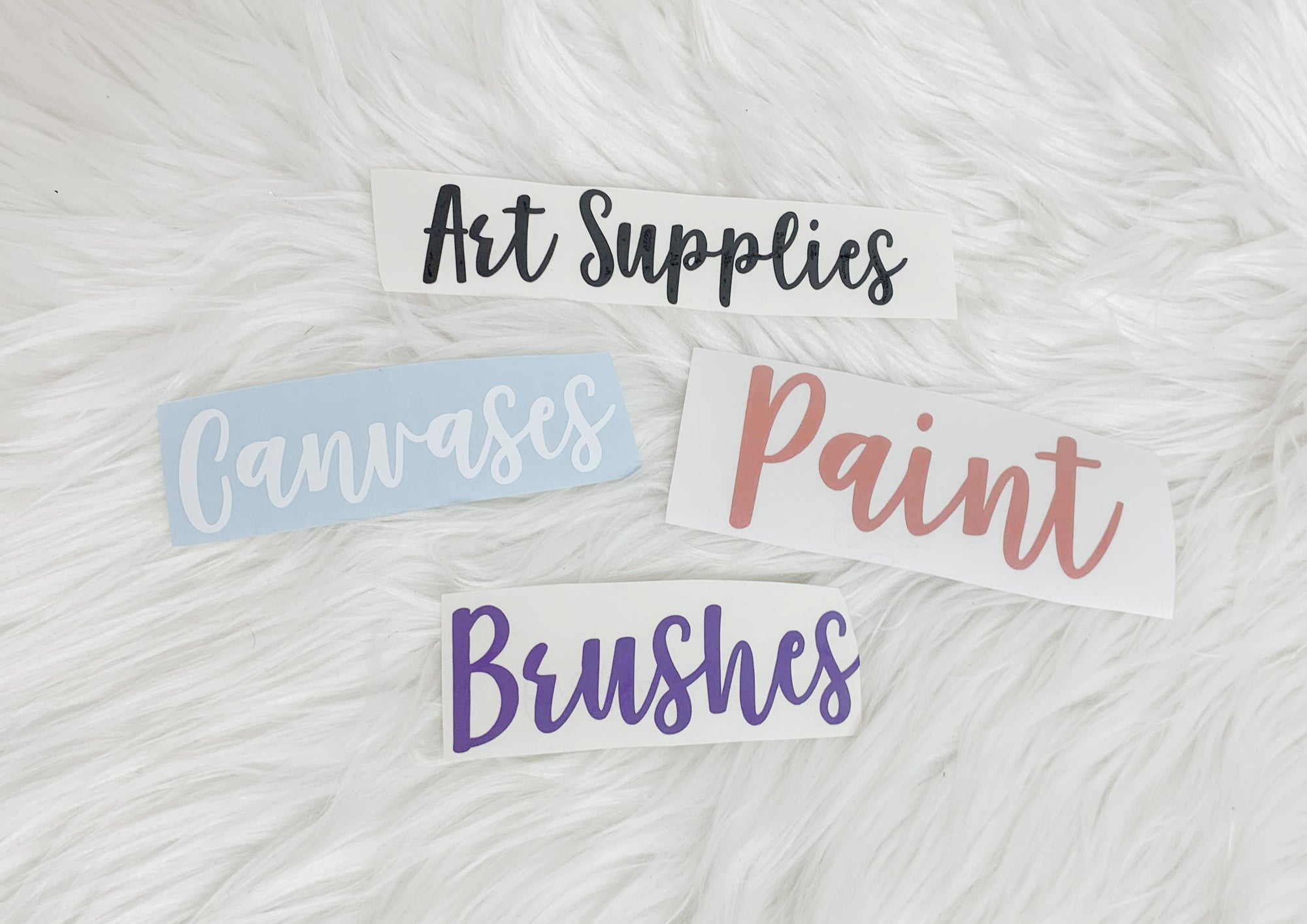 Craft Supply Vinyl Decal Labels