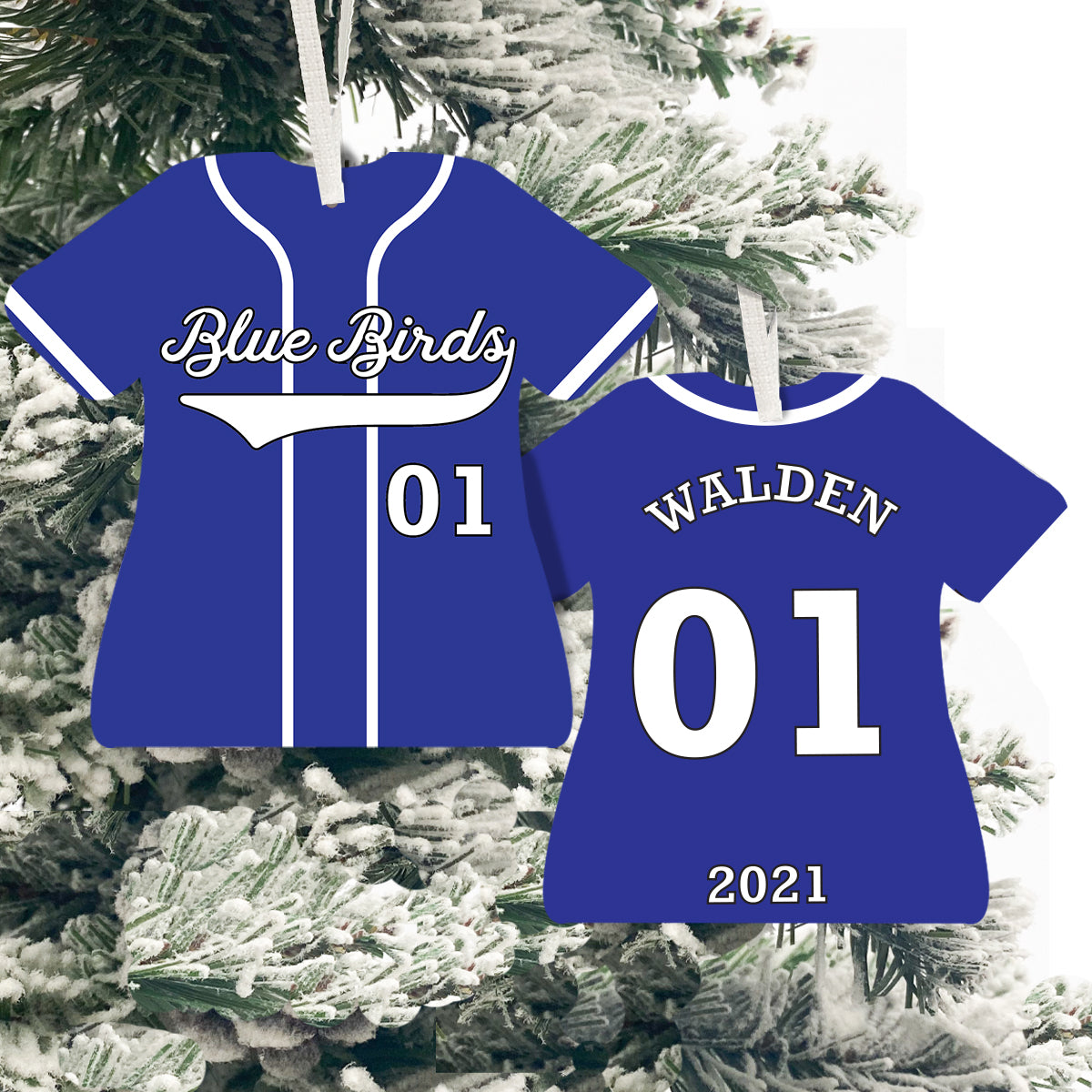 Baseball Jersey Ornament
