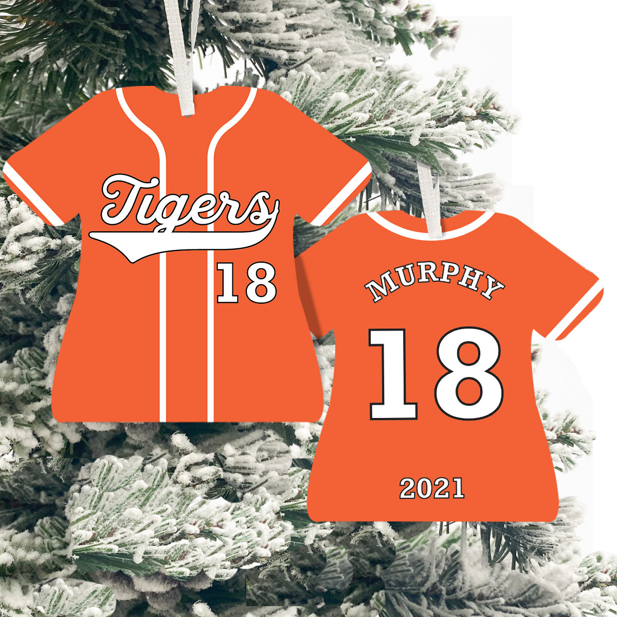 Baseball Jersey Ornament