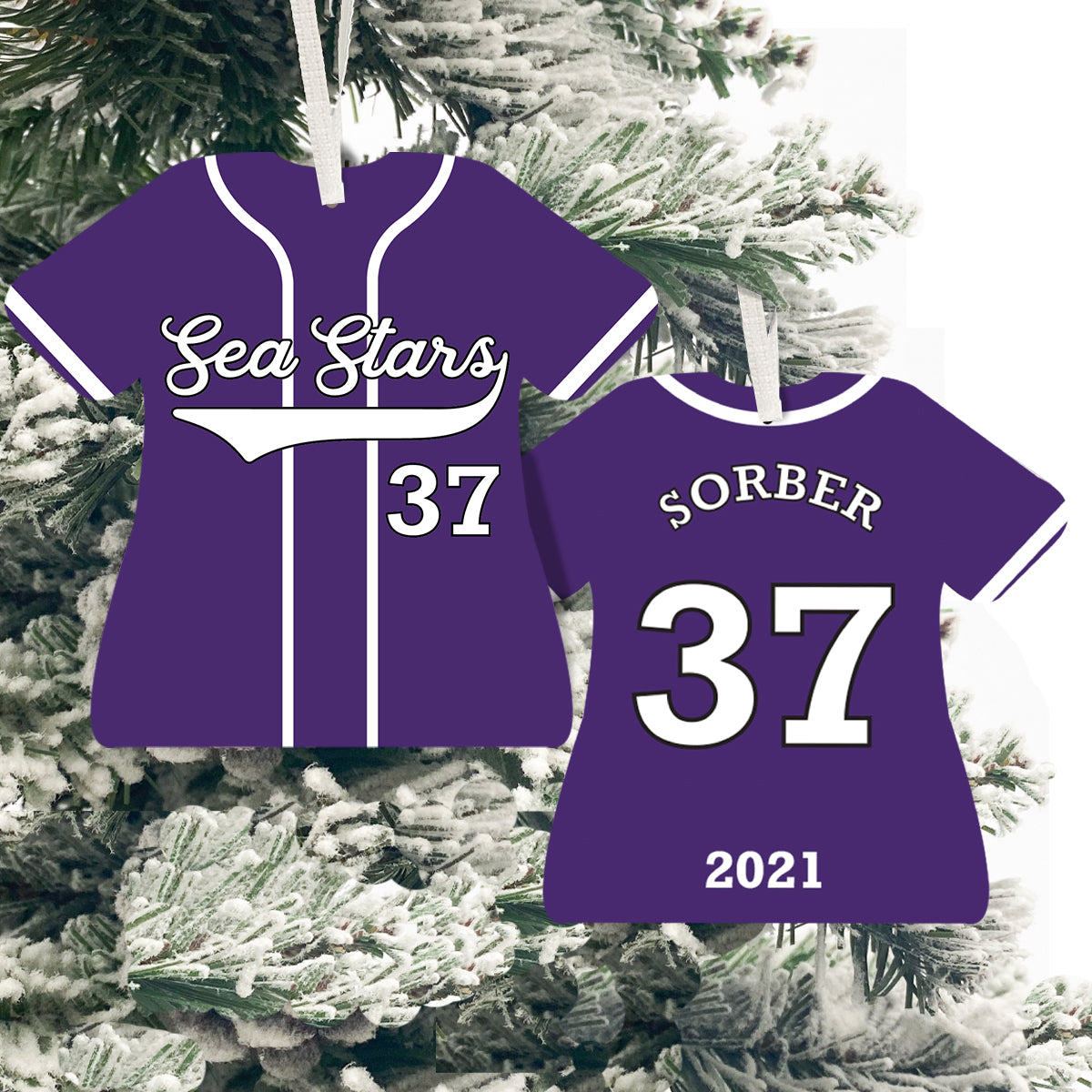 Baseball Jersey Ornament