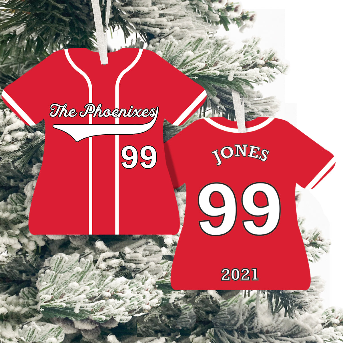 Baseball Jersey Ornament