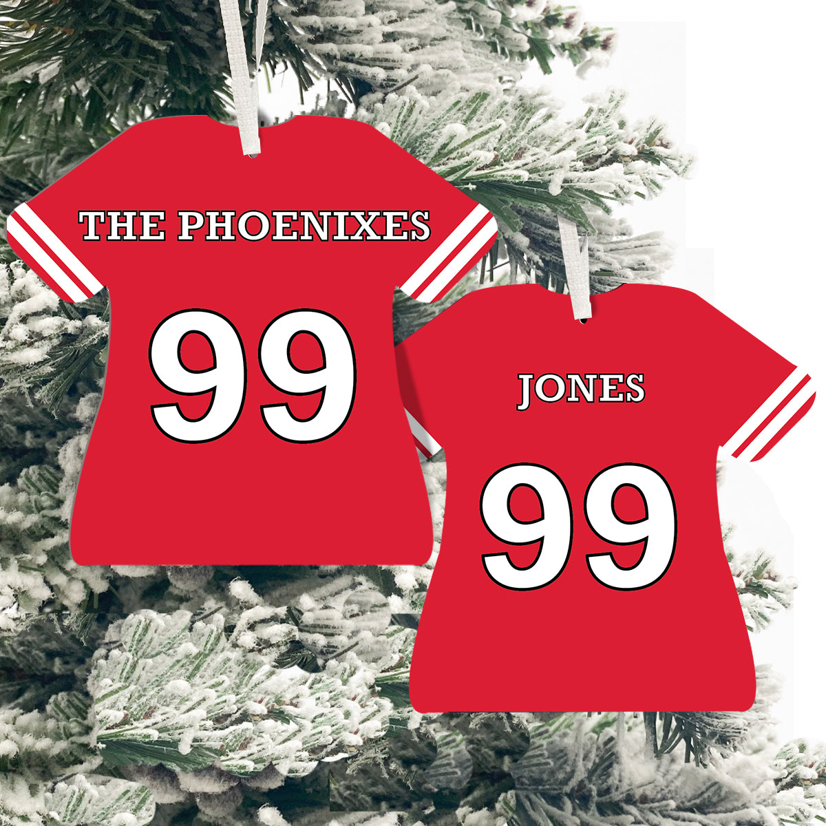 Lacrosse Jersey Ornament