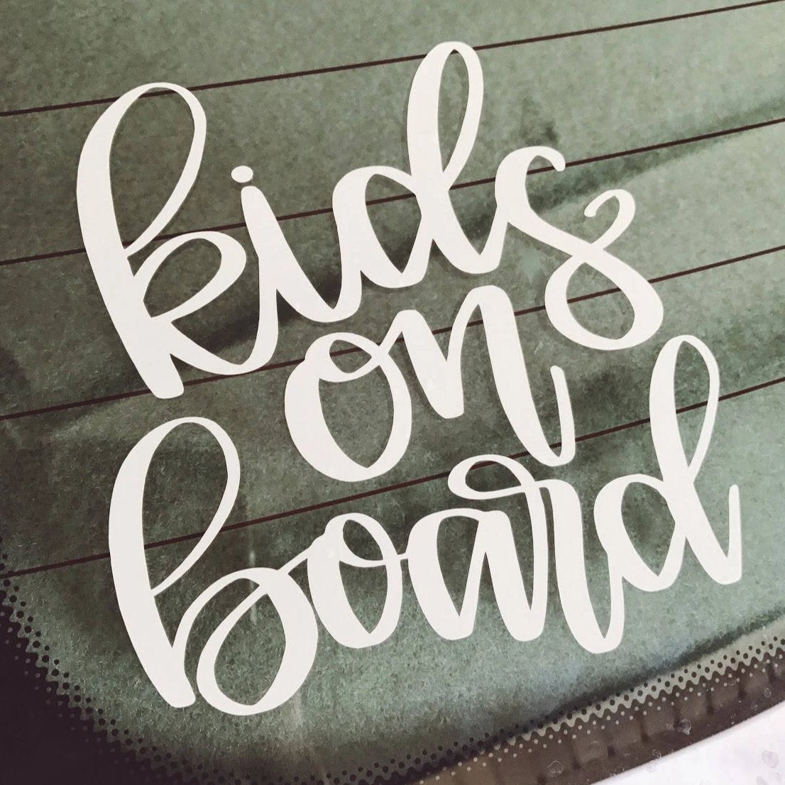 Kids on Board Vinyl Decal