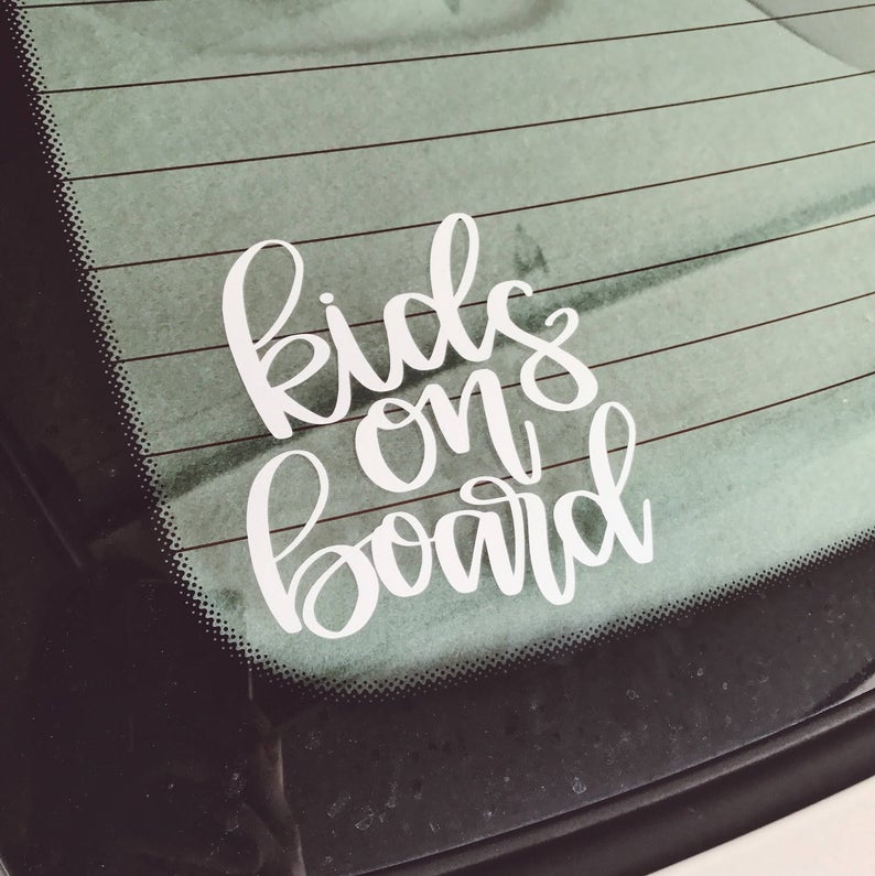 Kids on Board Vinyl Decal