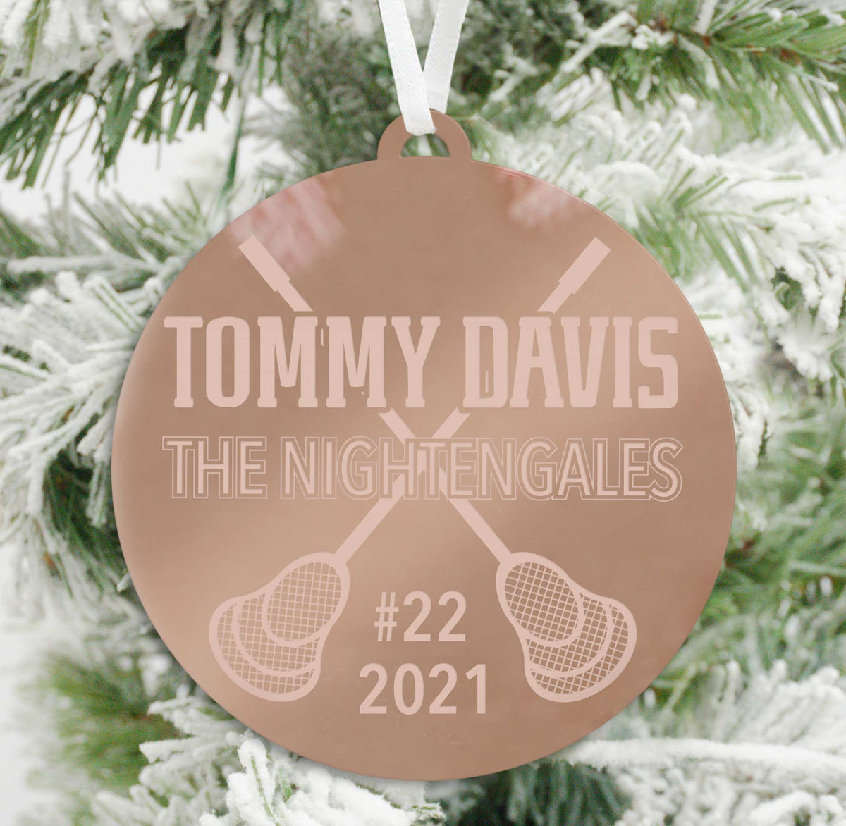 Lacrosse Ornament
