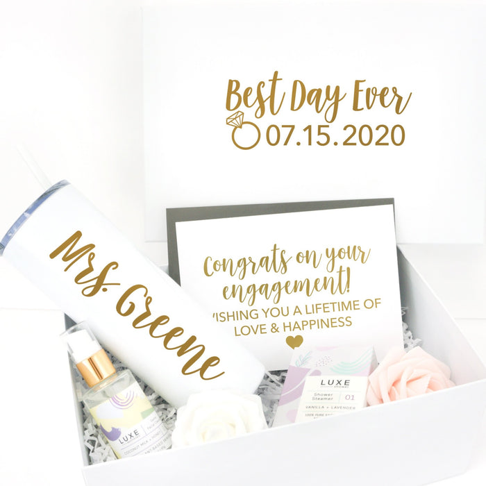 Best Day Ever Deluxe Engagement Gift Box