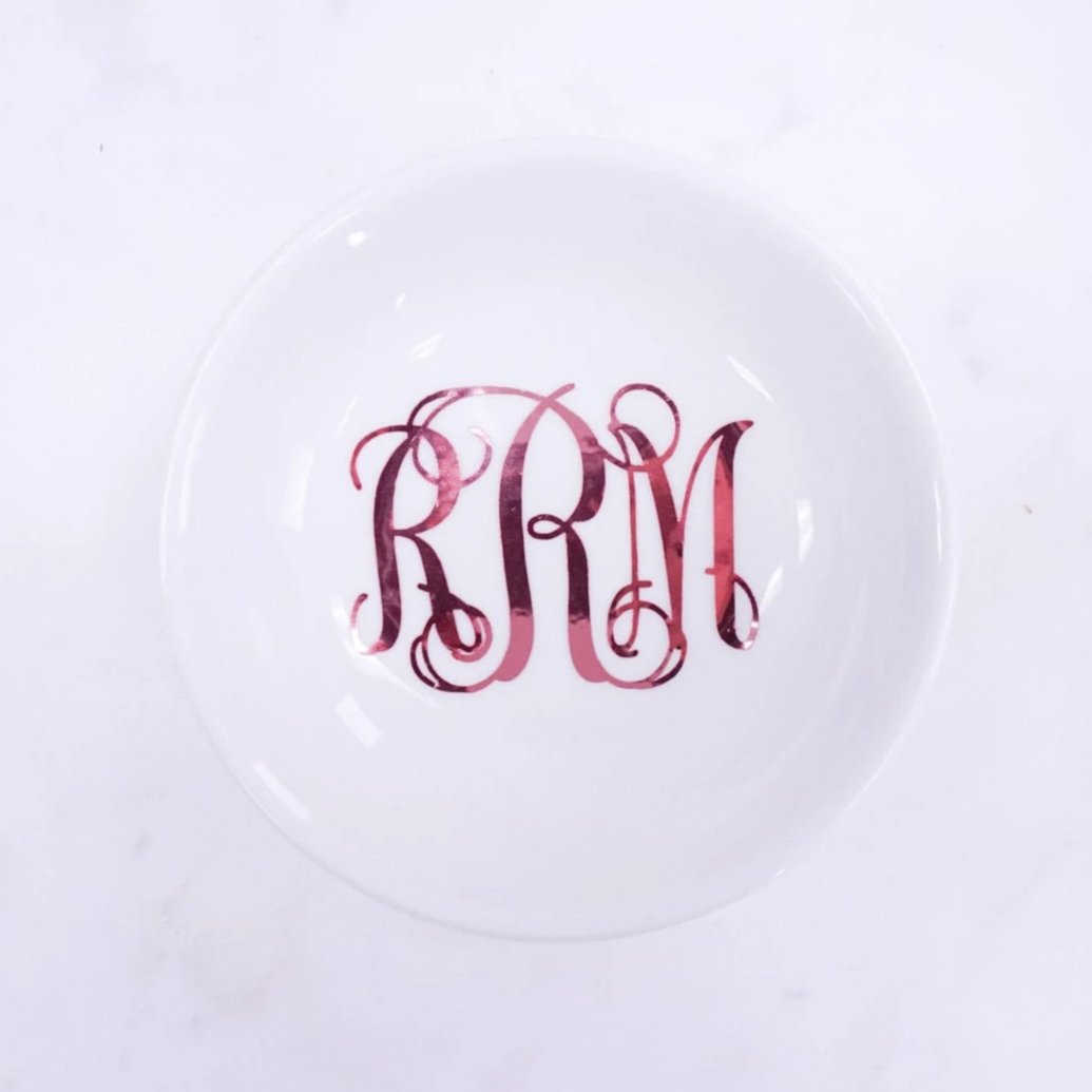 Uithoudingsvermogen materiaal bevel Monogram Ring Dish | Ring Dish with Initials | Bride to Be Gift — Simple &  Sentimental