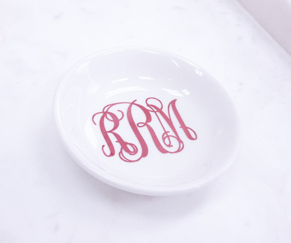Monogram Ring Dish