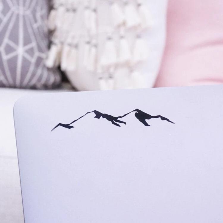 Mountain Range Vinyl Decal
