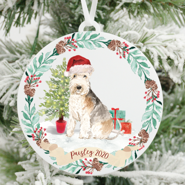 Lakeland Terrier Christmas Ornament