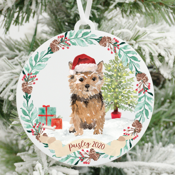 Norfolk Terrier Christmas Ornament