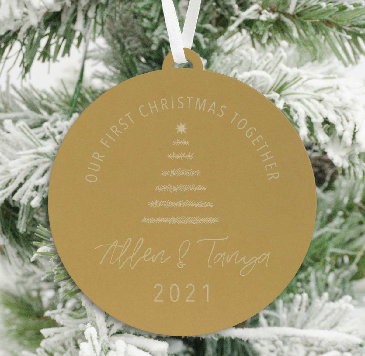 Our First Christmas Together Ornament