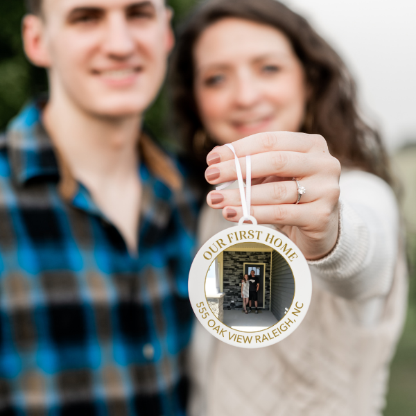 Our First Home Photo Christmas Ornament