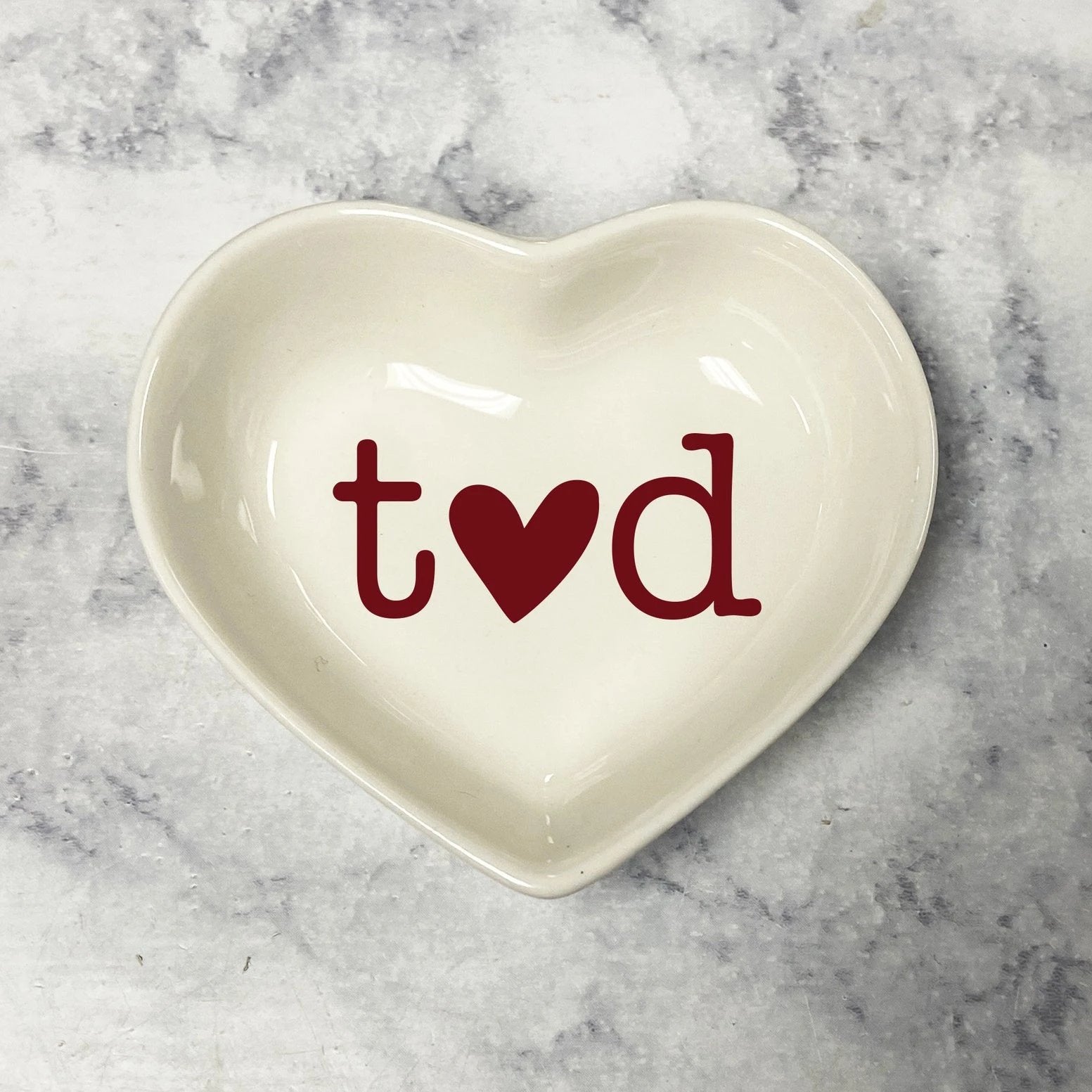 Initials Ring Dish