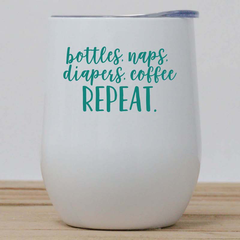 New Mom Wine Tumbler