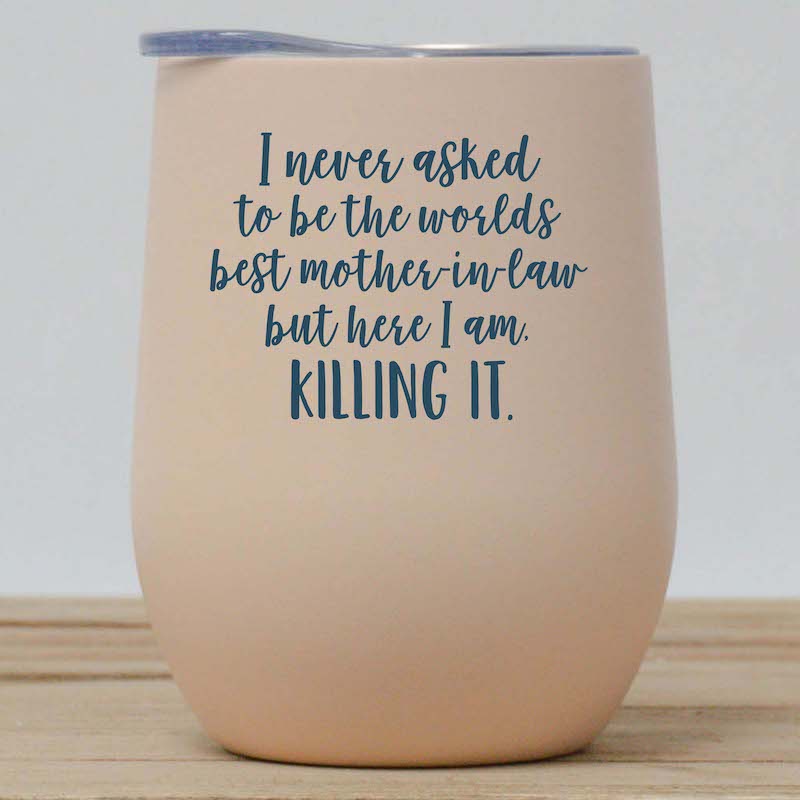 Best Mother in Law Wine Tumbler