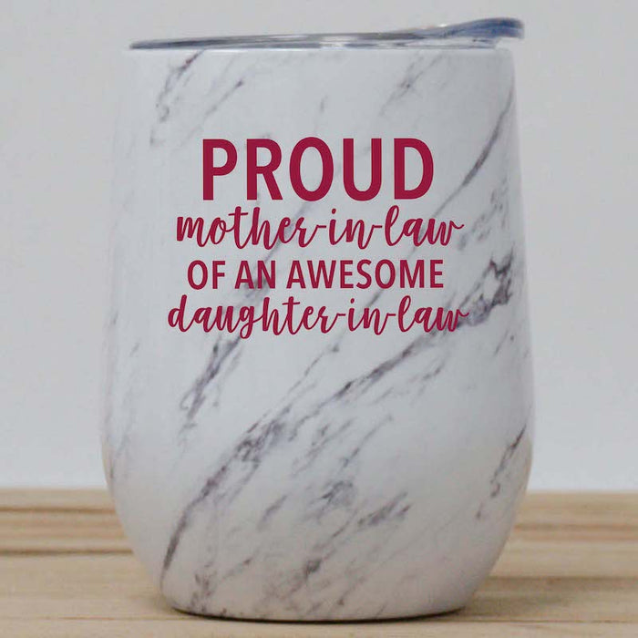 Proud Mother in Law Wine Tumbler