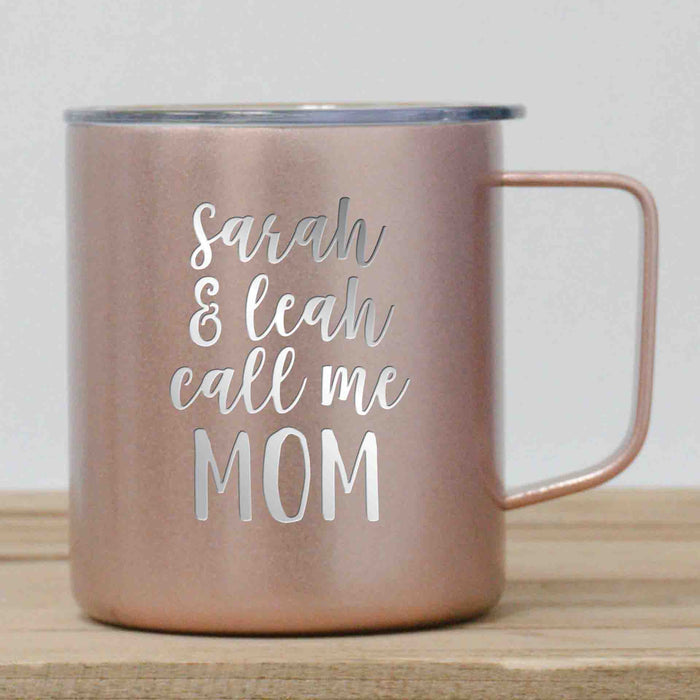 Call Me Mom Custom Insulated Mug