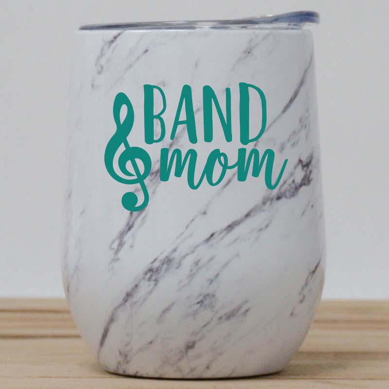 Band Mom Wine Tumbler