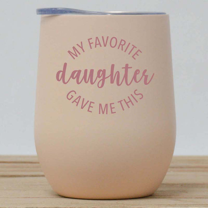 Like Mother Like Daughter Oh Crap - Family Personalized Custom Wine Tumbler  - Mother's Day, Birthday Gift For Mother From Daughter