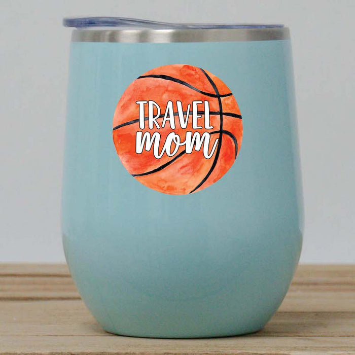 Basketball Travel Mom Wine Tumbler