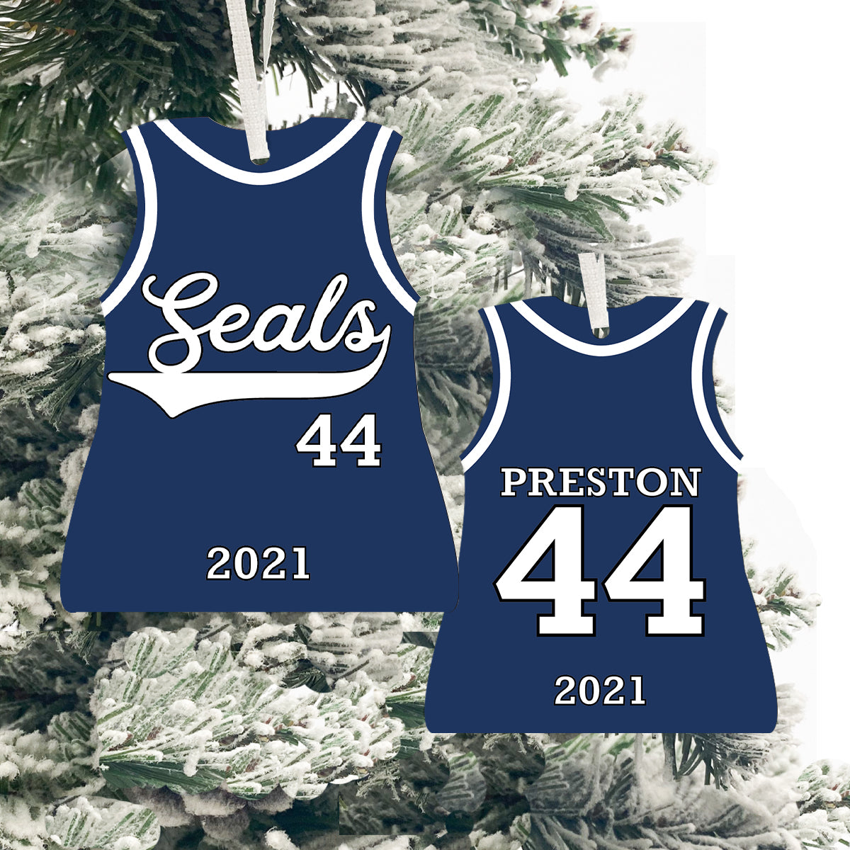 Basketball Jersey Ornament